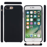 Hard Silicone Black Funda iPhone 7 Plus / 8 Plus