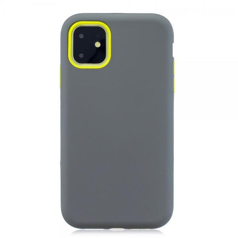 Softly Hybrid protect gris Funda iPhone 11