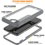 Forte Doble Protect gris Funda iPhone 7 / 8 / SE 2020