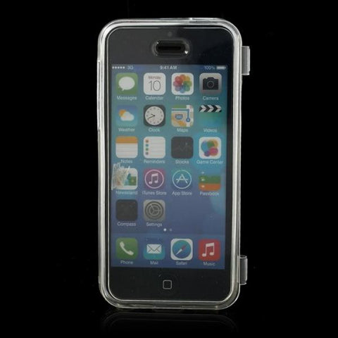 Gel transparente con tapa Funda iPhone 5C