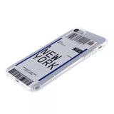 Boarding Pass New York Funda iPhone 7 / 8 / SE 20 / SE 22