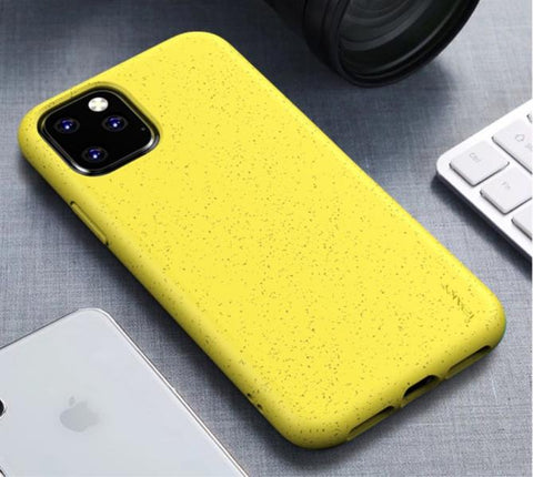 iPaky Wheat Straw Matte amarillo Funda iPhone 11 Pro