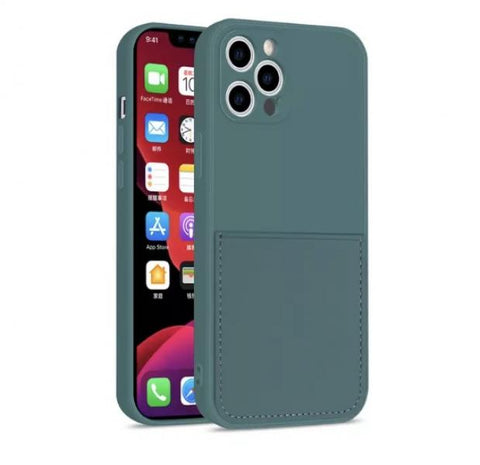 Gel Pocket verde Funda iPhone 7 / 8 / SE 2020