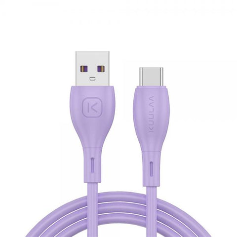 KUULAA Macaron Cable USB Tipo-C morado