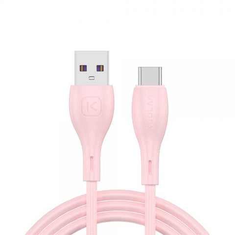 KUULAA Macaron Cable USB Tipo-C rosa