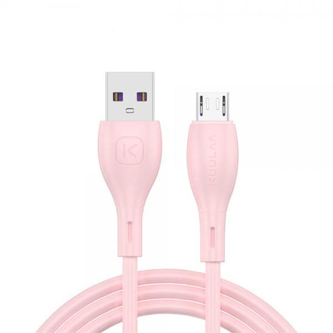 KUULAA Macaron Cable Micro USB rosa