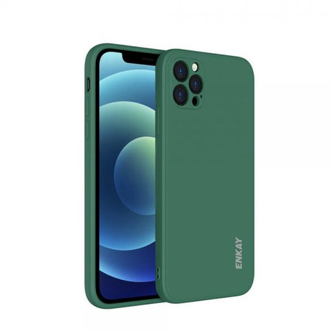 Soft gel verde oscuro Funda iPhone 12 Pro Max