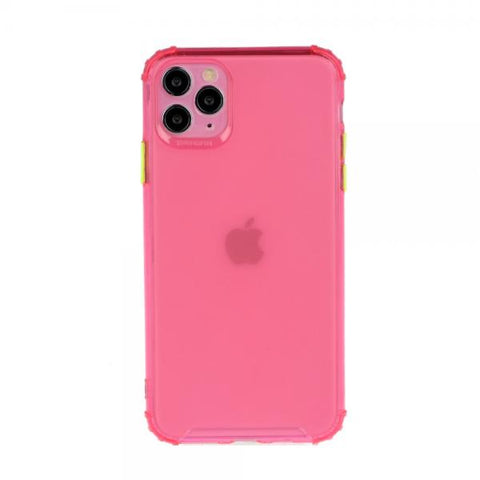 Gel Protect Button rosa Funda iPhone 12 Pro Max