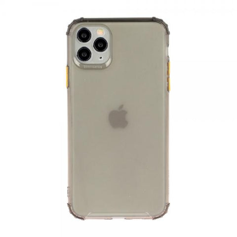 Gel Protect Button gris Funda iPhone 12 / iPhone 12 Pro