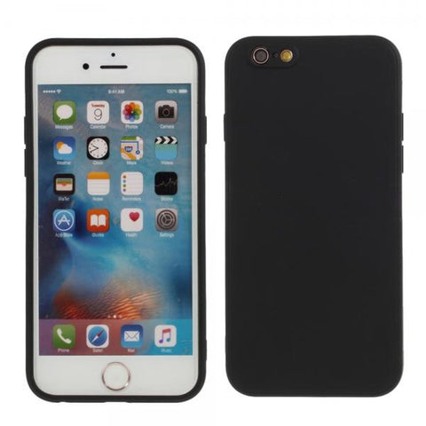 Silicona Mate negro Funda iPhone 6 Plus / 6S Plus