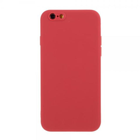 Silicona Mate rojo Funda iPhone 6 Plus / 6S Plus