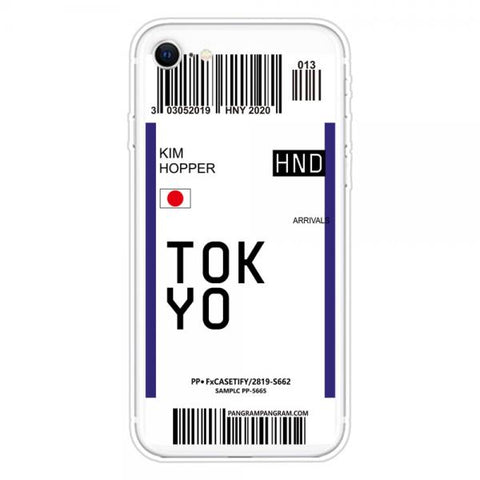 Boarding Pass Tokyo Funda iPhone 7 / 8 / SE 20 / SE 22
