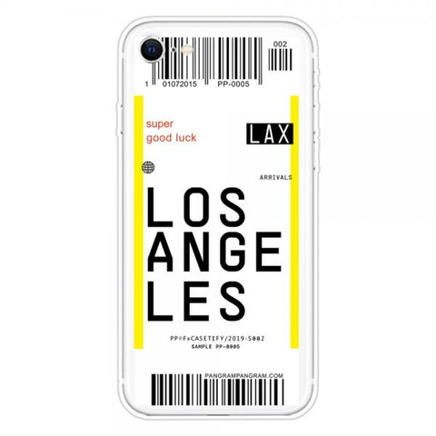 Boarding Pass Los Angeles Funda iPhone 7 / 8 / SE 20 / SE 22