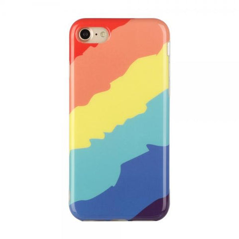 Rainbow Diagonal Funda iPhone 7 / 8 / SE 2020