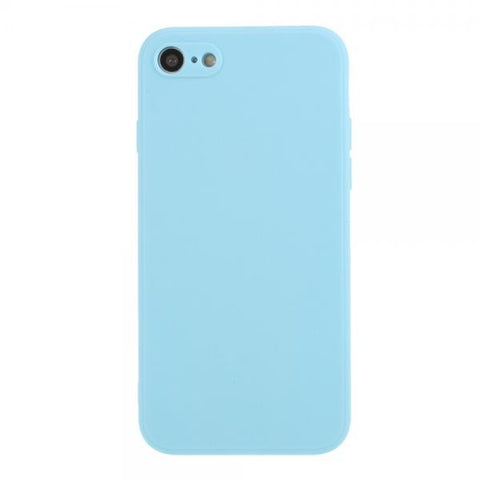 Silicona Mate azul claro Funda iPhone 7 / 8 / SE 2020