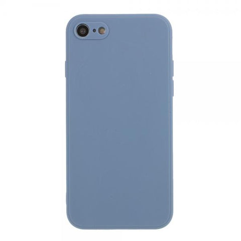 Silicona Mate azul grisaceo Funda iPhone 7 / 8 / SE 2020