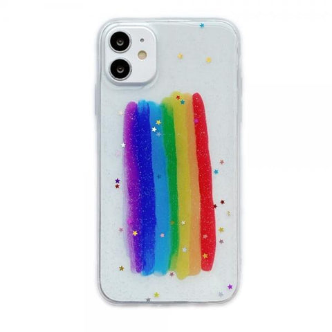 Rainbow Stars Funda iPhone 11
