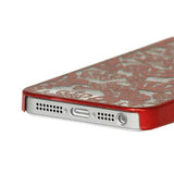 Red calavera Funda iPhone 5/5S/SE