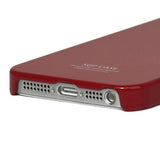 Plain basic rojo Funda iPhone 5/5S/SE