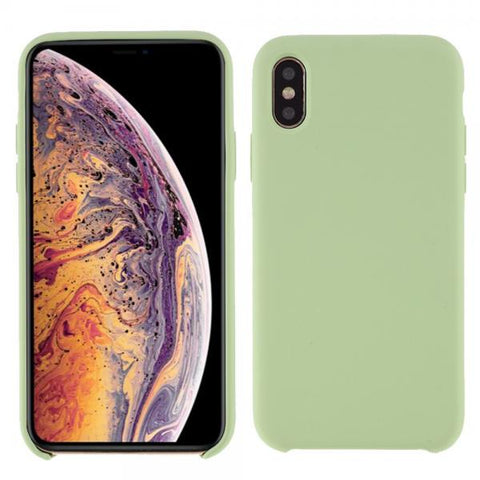 Fresh Hard Silicone verde Funda iPhone X / XS