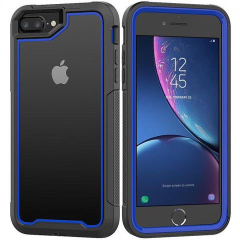 Doble Protect azul Funda iPhone 7 Plus / 8 Plus