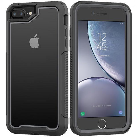 Doble Protect gris Funda iPhone 7 Plus / 8 Plus