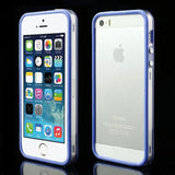 Lateral transparente/azul Funda iPhone 5/5S/SE