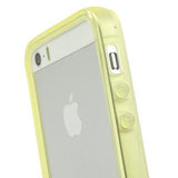 Lateral gel amarillo Funda iPhone 5/5S/SE