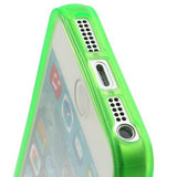 Lateral gel verde Funda iPhone 5/5S/SE