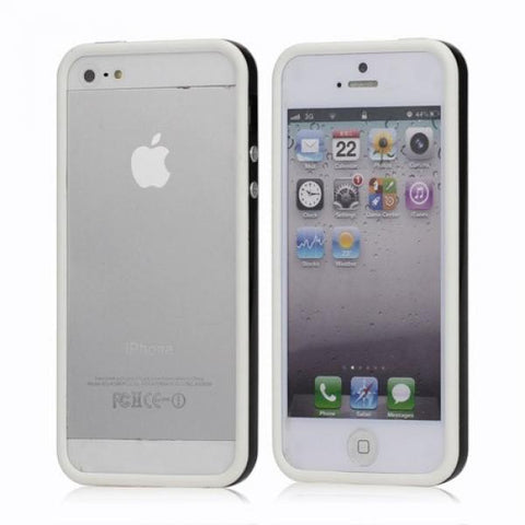 Lateral blanco/negro Funda iPhone 5/5S/SE