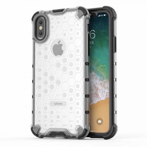 Super Honeycomb Protect blanco iPhone X/XS