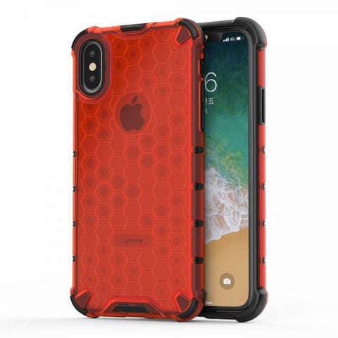 Super Honeycomb Protect rojo iPhone X/XS