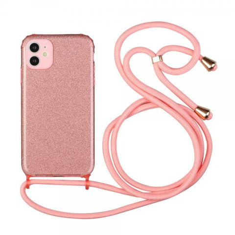 Xuo Glitter rosa Funda iPhone 11
