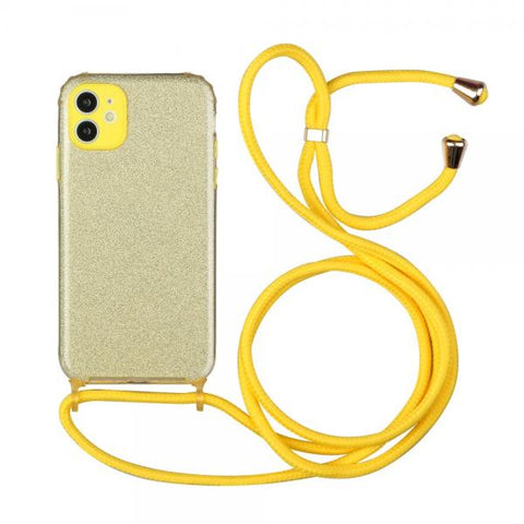 Xuo Glitter amarillo Funda iPhone 11