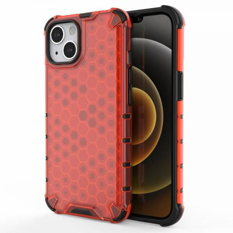Super Honeycomb Protect rojo iPhone 13