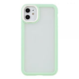 Plastic Ca Gel verde Funda iPhone 11