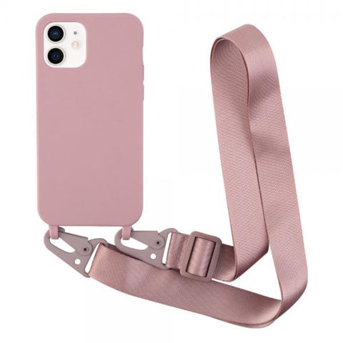 Xuo Matte Ribbon rosa Funda iPhone 11