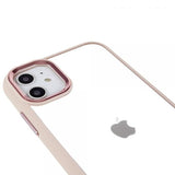 Metal Cam Gel rosa Funda iPhone 11