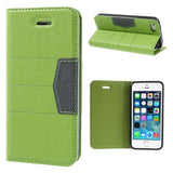 New Booky verde Funda iPhone 5/5S/SE