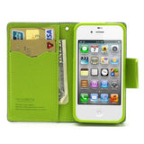 Booky Azul/Verde Funda iPhone 4/4S