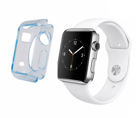 Gel azul Funda Apple Watch 42