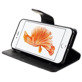 Booky Leath negro Funda iPhone 7 Plus