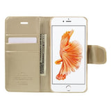 Booky Leath dorado Funda iPhone 7 / 8 / SE 20 / SE 22