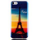 Shiny Colorful Eiffel Funda iPhone 5C