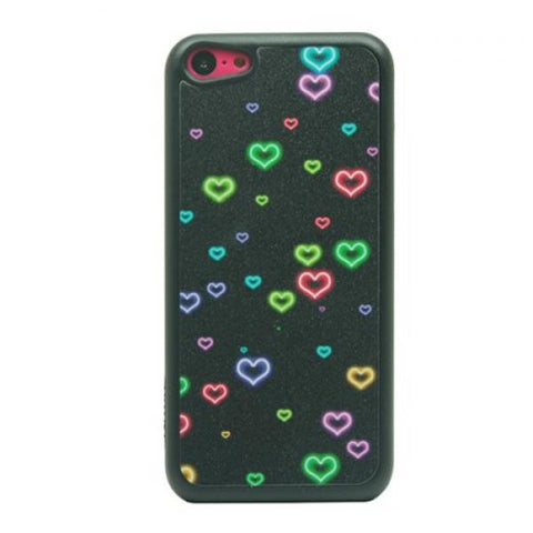 Neon Hearts Funda iPhone 5C