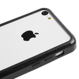 Lateral Plain negro Funda iPhone 5C