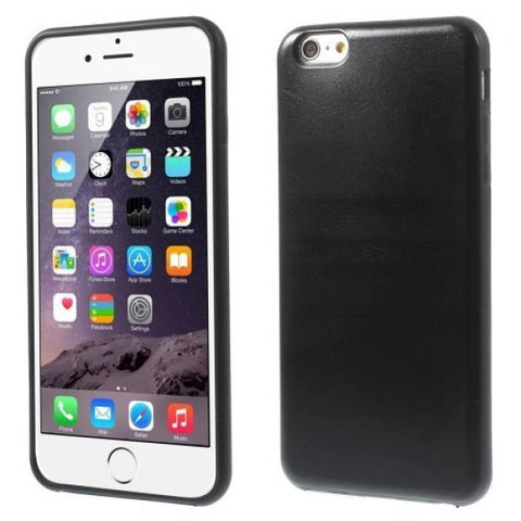 Leath gel negro Funda iPhone 6 Plus/6S Plus