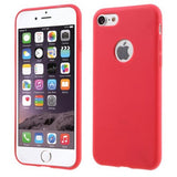Slim gel rojo Funda iPhone 7 / 8 / SE 2020