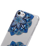 Mandala azul Funda iPhone 7 / 8 / SE 2020