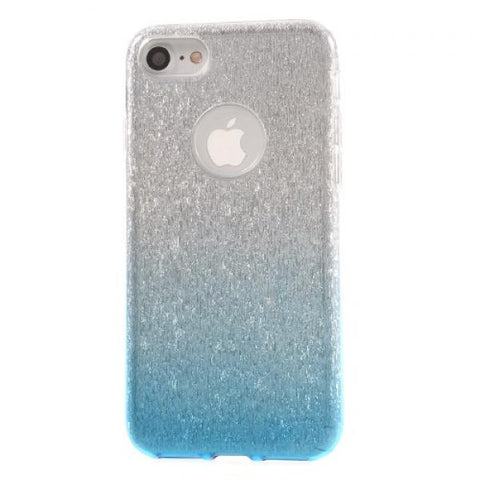 Degradado Shiny azul Funda iPhone 7 / 8 / SE 2020